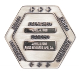 Flown Robbins Medallion from STS-6, the First Flight of Space Shuttle Challenger -- From the Personal Collection of STS-6 Astronaut Story Musgrave and With His LOA