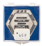 Flown Robbins Medallion from STS-6, the First Flight of Space Shuttle Challenger -- From the Personal Collection of STS-6 Astronaut Story Musgrave and With His LOA