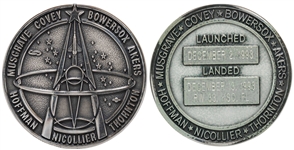 Flown Robbins Medallion from STS-61 Space Shuttle Endeavour -- From the Personal Collection of STS-61 Astronaut Story Musgrave and With His LOA