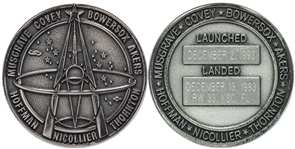 Flown Robbins Medallion from STS-61 Space Shuttle Endeavour -- From the Personal Collection of STS-61 Astronaut Story Musgrave and With His LOA