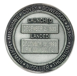 Flown Robbins Medallion from STS-61 Space Shuttle Endeavour -- From the Personal Collection of STS-61 Astronaut Story Musgrave and With His LOA