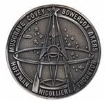 Flown Robbins Medallion from STS-61 Space Shuttle Endeavour -- From the Personal Collection of STS-61 Astronaut Story Musgrave and With His LOA