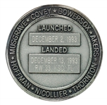 Flown Robbins Medallion from STS-61 Space Shuttle Endeavour -- From the Personal Collection of STS-61 Astronaut Story Musgrave and With His LOA