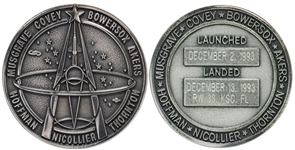 Flown Robbins Medallion from STS-61 Space Shuttle Endeavour -- From the Personal Collection of STS-61 Astronaut Story Musgrave and With His LOA