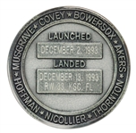 Flown Robbins Medallion from STS-61 Space Shuttle Endeavour -- From the Personal Collection of STS-61 Astronaut Story Musgrave and With His LOA