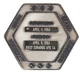 Robbins Medallion from STS-6, the First Flight of Space Shuttle Challenger -- From the Personal Collection of STS-6 Astronaut Story Musgrave and With His LOA