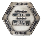 Robbins Medallion from STS-6, the First Flight of Space Shuttle Challenger -- From the Personal Collection of STS-6 Astronaut Story Musgrave and With His LOA