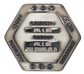 Robbins Medallion from STS-6, the First Flight of Space Shuttle Challenger -- From the Personal Collection of STS-6 Astronaut Story Musgrave and With His LOA