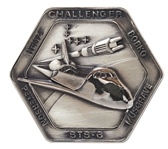 Robbins Medallion from STS-6, the First Flight of Space Shuttle Challenger -- From the Personal Collection of STS-6 Astronaut Story Musgrave and With His LOA