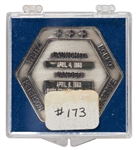 Robbins Medallion from STS-6, the First Flight of Space Shuttle Challenger -- From the Personal Collection of STS-6 Astronaut Story Musgrave and With His LOA