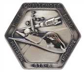 Robbins Medallion from STS-6, the First Flight of Space Shuttle Challenger -- From the Personal Collection of STS-6 Astronaut Story Musgrave and With His LOA