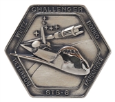 Robbins Medallion from STS-6, the First Flight of Space Shuttle Challenger -- From the Personal Collection of STS-6 Astronaut Story Musgrave and With His LOA