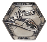 Robbins Medallion from STS-6, the First Flight of Space Shuttle Challenger -- From the Personal Collection of STS-6 Astronaut Story Musgrave and With His LOA