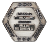 Robbins Medallion from STS-6, the First Flight of Space Shuttle Challenger -- From the Personal Collection of STS-6 Astronaut Story Musgrave and With His LOA