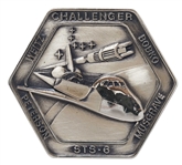 Robbins Medallion from STS-6, the First Flight of Space Shuttle Challenger -- From the Personal Collection of STS-6 Astronaut Story Musgrave and With His LOA