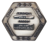 Robbins Medallion from STS-6, the First Flight of Space Shuttle Challenger -- From the Personal Collection of STS-6 Astronaut Story Musgrave and With His LOA