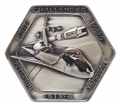 Robbins Medallion from STS-6, the First Flight of Space Shuttle Challenger -- From the Personal Collection of STS-6 Astronaut Story Musgrave and With His LOA