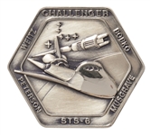 Robbins Medallion from STS-6, the First Flight of Space Shuttle Challenger -- From the Personal Collection of STS-6 Astronaut Story Musgrave and With His LOA