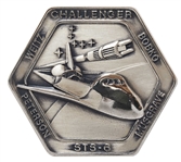 Robbins Medallion from STS-6, the First Flight of Space Shuttle Challenger -- From the Personal Collection of STS-6 Astronaut Story Musgrave and With His LOA