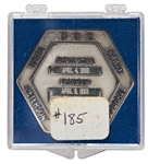 Robbins Medallion from STS-6, the First Flight of Space Shuttle Challenger -- From the Personal Collection of STS-6 Astronaut Story Musgrave and With His LOA