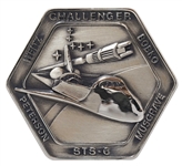 Robbins Medallion from STS-6, the First Flight of Space Shuttle Challenger -- From the Personal Collection of STS-6 Astronaut Story Musgrave and With His LOA