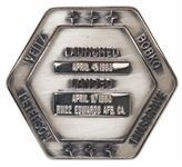 Robbins Medallion from STS-6, the First Flight of Space Shuttle Challenger -- From the Personal Collection of STS-6 Astronaut Story Musgrave and With His LOA