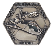 Robbins Medallion from STS-6, the First Flight of Space Shuttle Challenger -- From the Personal Collection of STS-6 Astronaut Story Musgrave and With His LOA