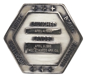 Robbins Medallion from STS-6, the First Flight of Space Shuttle Challenger -- From the Personal Collection of STS-6 Astronaut Story Musgrave and With His LOA