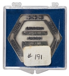 Robbins Medallion from STS-6, the First Flight of Space Shuttle Challenger -- From the Personal Collection of STS-6 Astronaut Story Musgrave and With His LOA