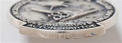 Flown Robbins Medallion from STS-51F Space Shuttle Challenger -- From the Personal Collection of STS-51F Astronaut Story Musgrave and With His LOA