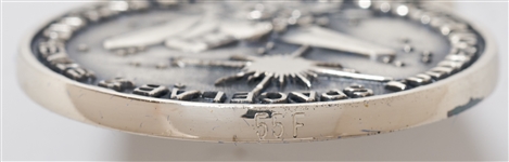 Flown Robbins Medallion from STS-51F Space Shuttle Challenger -- From the Personal Collection of STS-51F Astronaut Story Musgrave and With His LOA