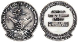 Flown Robbins Medallion from STS-51F Space Shuttle Challenger -- From the Personal Collection of STS-51F Astronaut Story Musgrave and With His LOA