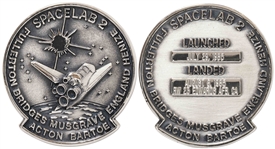 Flown Robbins Medallion from STS-51F Space Shuttle Challenger -- From the Personal Collection of STS-51F Astronaut Story Musgrave and With His LOA