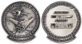Flown Robbins Medallion from STS-51F Space Shuttle Challenger -- From the Personal Collection of STS-51F Astronaut Story Musgrave and With His LOA