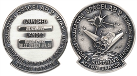 STS-51F Space Shuttle Challenger Robbins Medallion -- From the Personal Collection of STS-51F Astronaut Story Musgrave and With His LOA