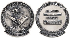 STS-51F Space Shuttle Challenger Robbins Medallion -- From the Personal Collection of STS-51F Astronaut Story Musgrave and With His LOA