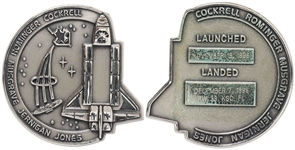 Flown Robbins Medallion from STS-80 Space Shuttle Columbia -- From the Personal Collection of STS-80 Astronaut Story Musgrave and With His LOA