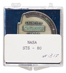 Flown Robbins Medallion from STS-80 Space Shuttle Columbia -- From the Personal Collection of STS-80 Astronaut Story Musgrave and With His LOA