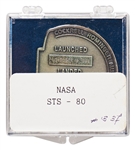 Flown Robbins Medallion from STS-80 Space Shuttle Columbia -- From the Personal Collection of STS-80 Astronaut Story Musgrave and With His LOA