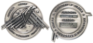 Robbins Medallion from STS-33, One of the Space Shuttles to Perform a Mission for the U.S. Department of Defense -- From the Personal Collection of STS-33 Astronaut Story Musgrave and With His LOA