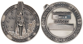 Robbins Medallion from STS-44, One of the Space Shuttles Deployed on Behalf of the U.S. Department of Defense -- From the Personal Collection of STS-44 Astronaut Story Musgrave and With His LOA