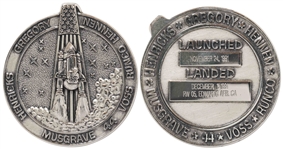 Robbins Medallion from STS-44, One of the Space Shuttles Deployed on Behalf of the U.S. Department of Defense -- From the Personal Collection of STS-44 Astronaut Story Musgrave and With His LOA
