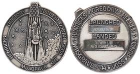 Robbins Medallion from STS-44, One of the Space Shuttles Deployed on Behalf of the U.S. Department of Defense -- From the Personal Collection of STS-44 Astronaut Story Musgrave and With His LOA