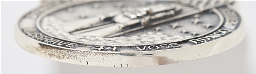 Robbins Medallion from STS-44, One of the Space Shuttles Deployed on Behalf of the U.S. Department of Defense -- From the Personal Collection of STS-44 Astronaut Story Musgrave and With His LOA
