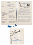 Apollo 8 Crew-Signed First Day Stamp Program -- With Steve Zarelli COA