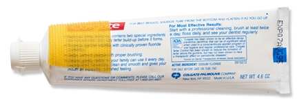 STS-61 Space Flown Colgate Toothpaste -- From STS-61 Astronaut Story Musgrave's Personal Collection, With His LOA