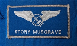 Story Musgrave's NASA Coveralls for STS-80 Proficiency Training