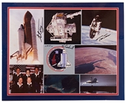 Lot of 20 STS-80 Crew-Signed Photos from Story Musgrave's Collection -- Each Photo Measures 20'' x 16''