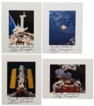 Lot of 56 Photos Signed by Story Musgrave -- Each Matted Photo Measures 11'' x 14'' Showing Views of the U.S. Space Program from Musgrave's Career