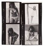 Raquel Welch Contact Sheet Photos by Terry ONeill